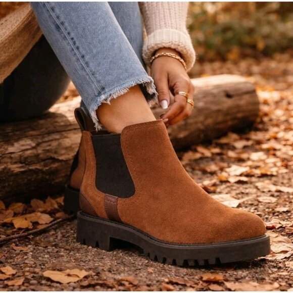 Ariat Shoes - Ariat Wexford Lug H2O Waterproof Chelsea Boots Women's 8 Dark Earth DRYShield
